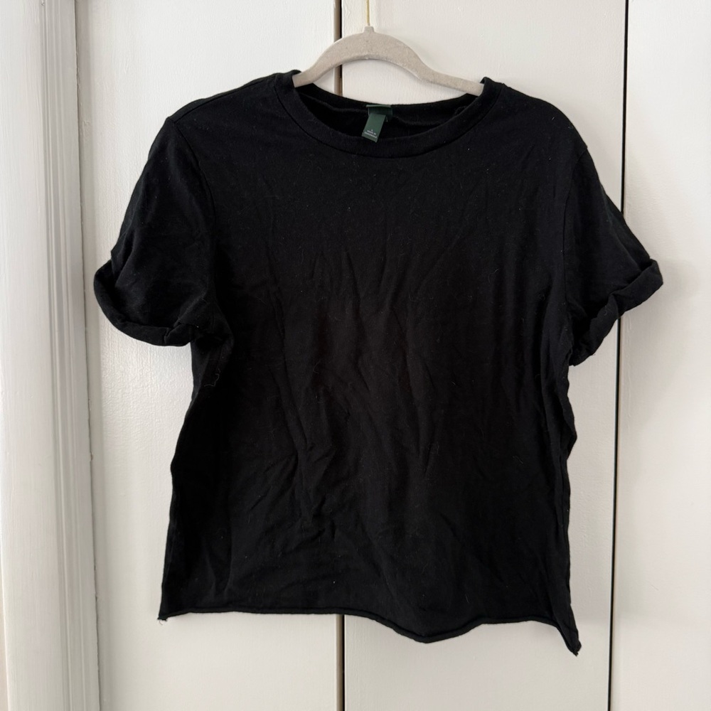 Wild Fable Black T-Shirt